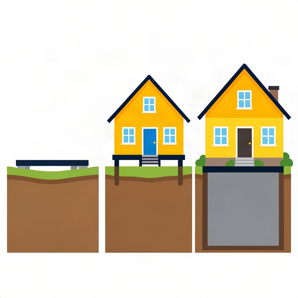 Slab, Crawl Space, or Basement: Choosing the Right Foundation