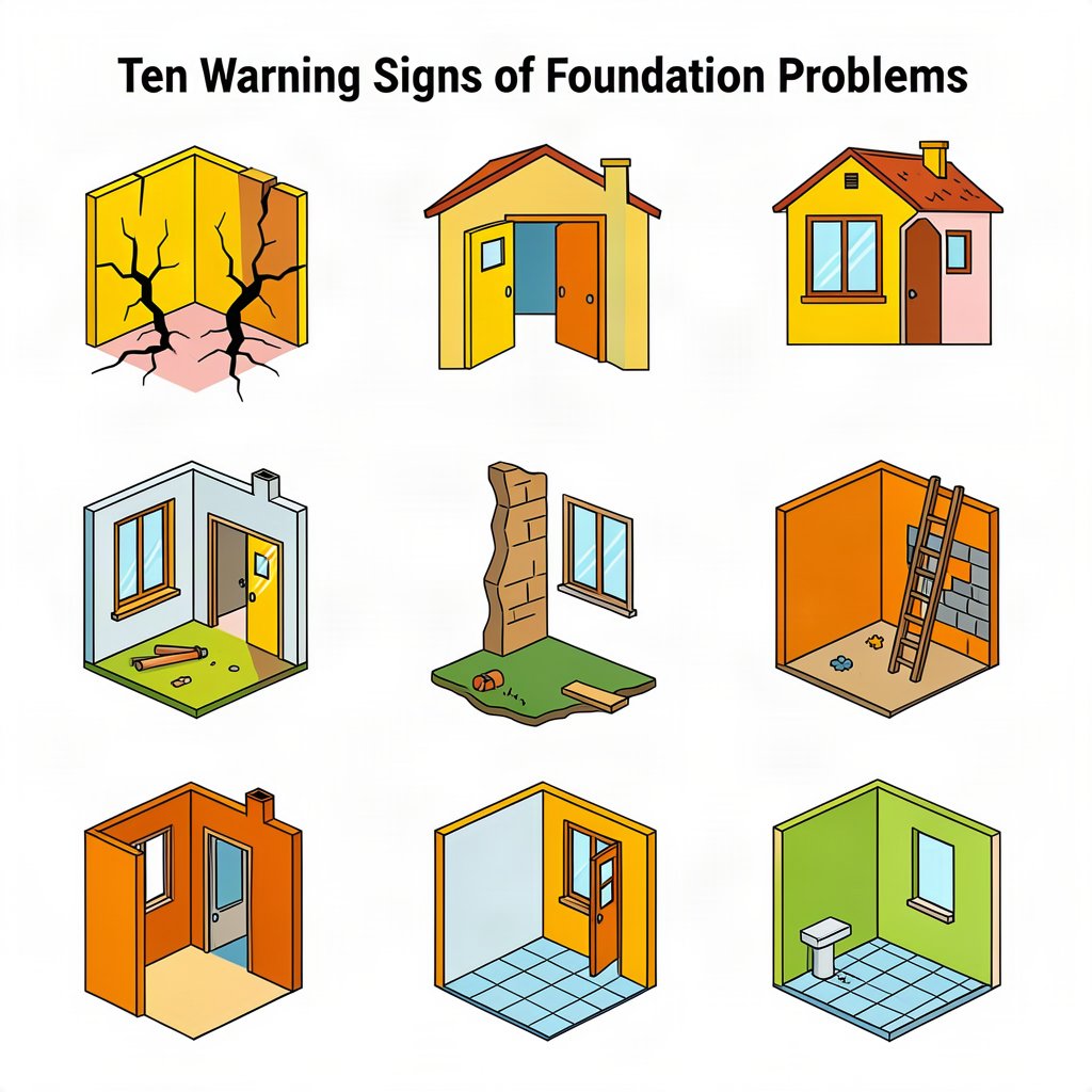 10 Warning Signs of Foundation Problems